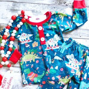 Dinosaur Christmas Pajamas